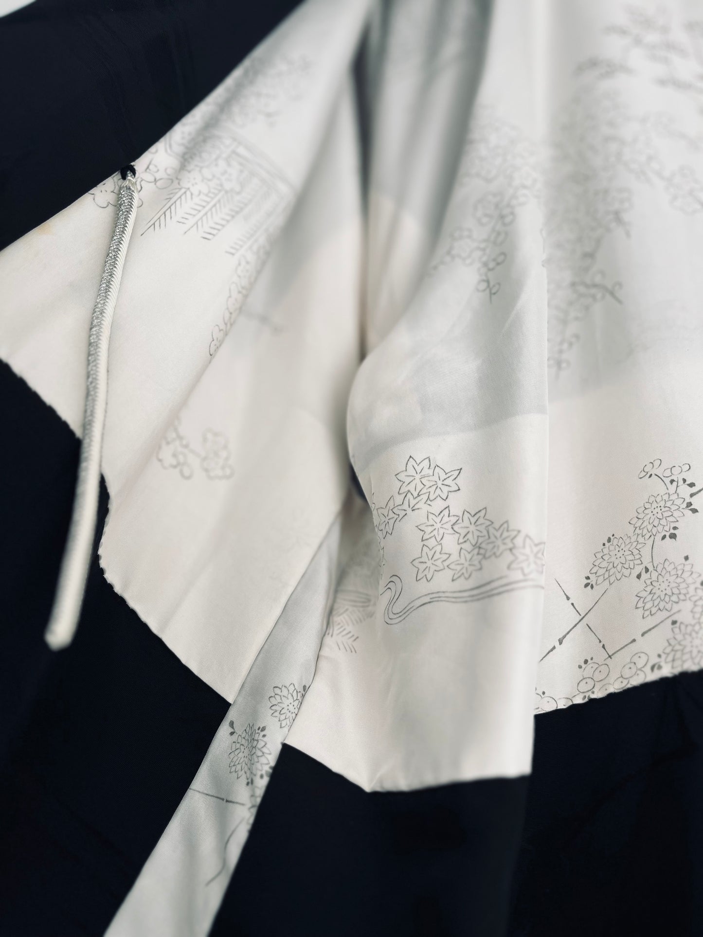 Moonlit Pavilion Haori - One of one - Vintage Japanese heirloom