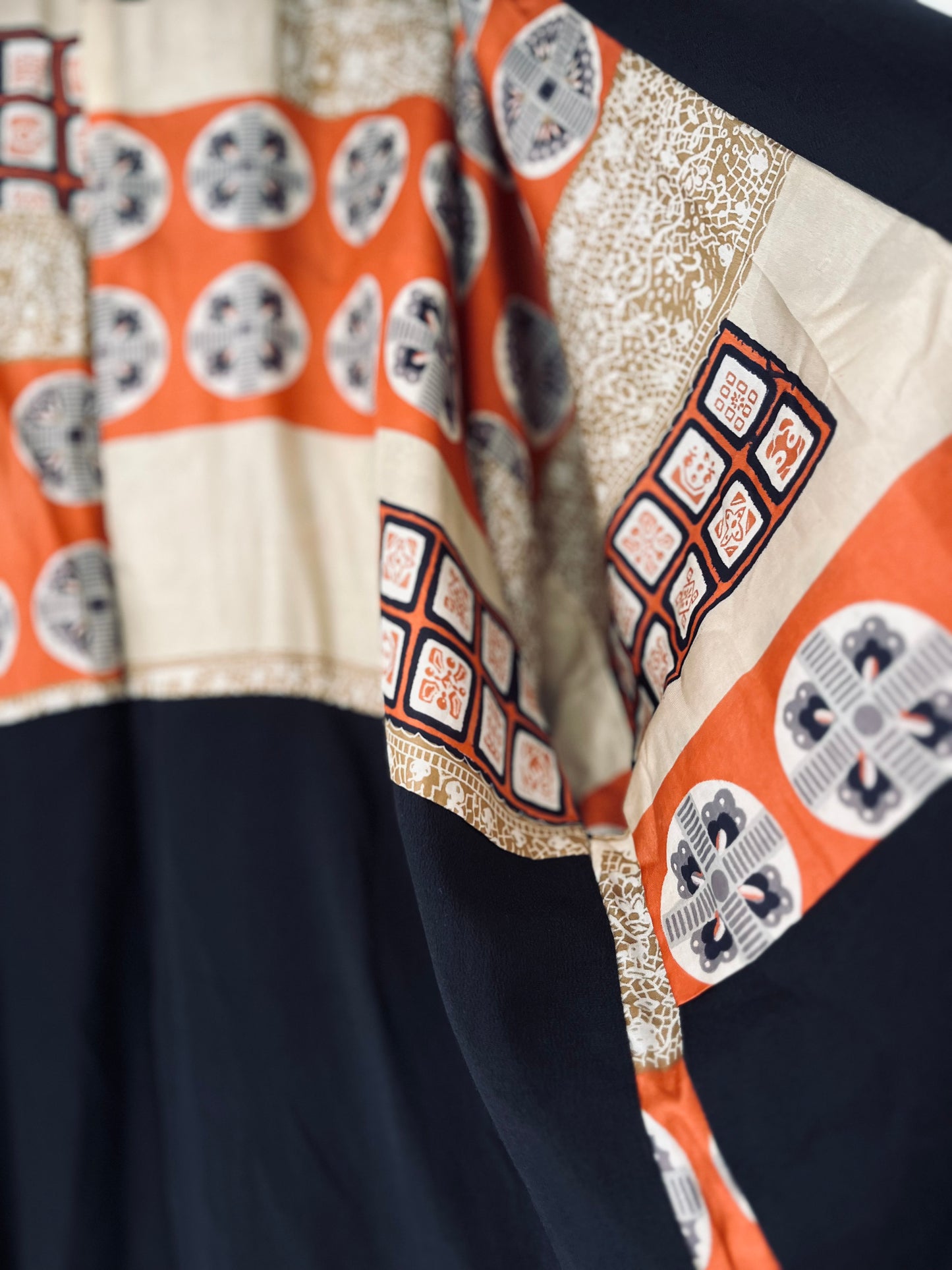 Kurohana - The Hidden Blossom Haori - One of one. Vintage Japanese Heirloom - Globally Imported from Japan