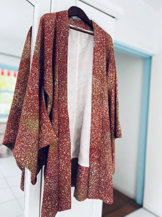 Autumn Mist Haori - Authentic vintage Japanese heirloom - One of One