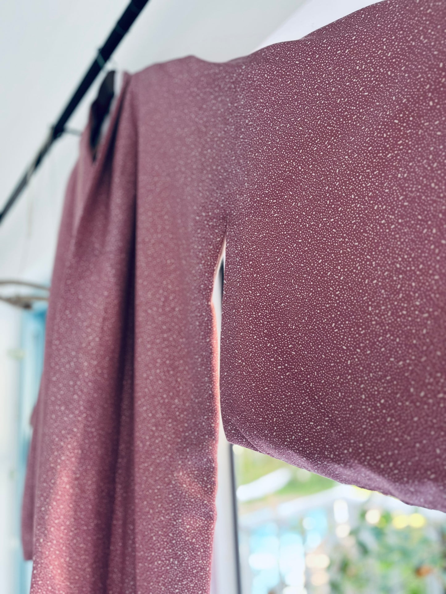 Stardust Kimono - Romantic in blush tones. One-of-one heirloom.