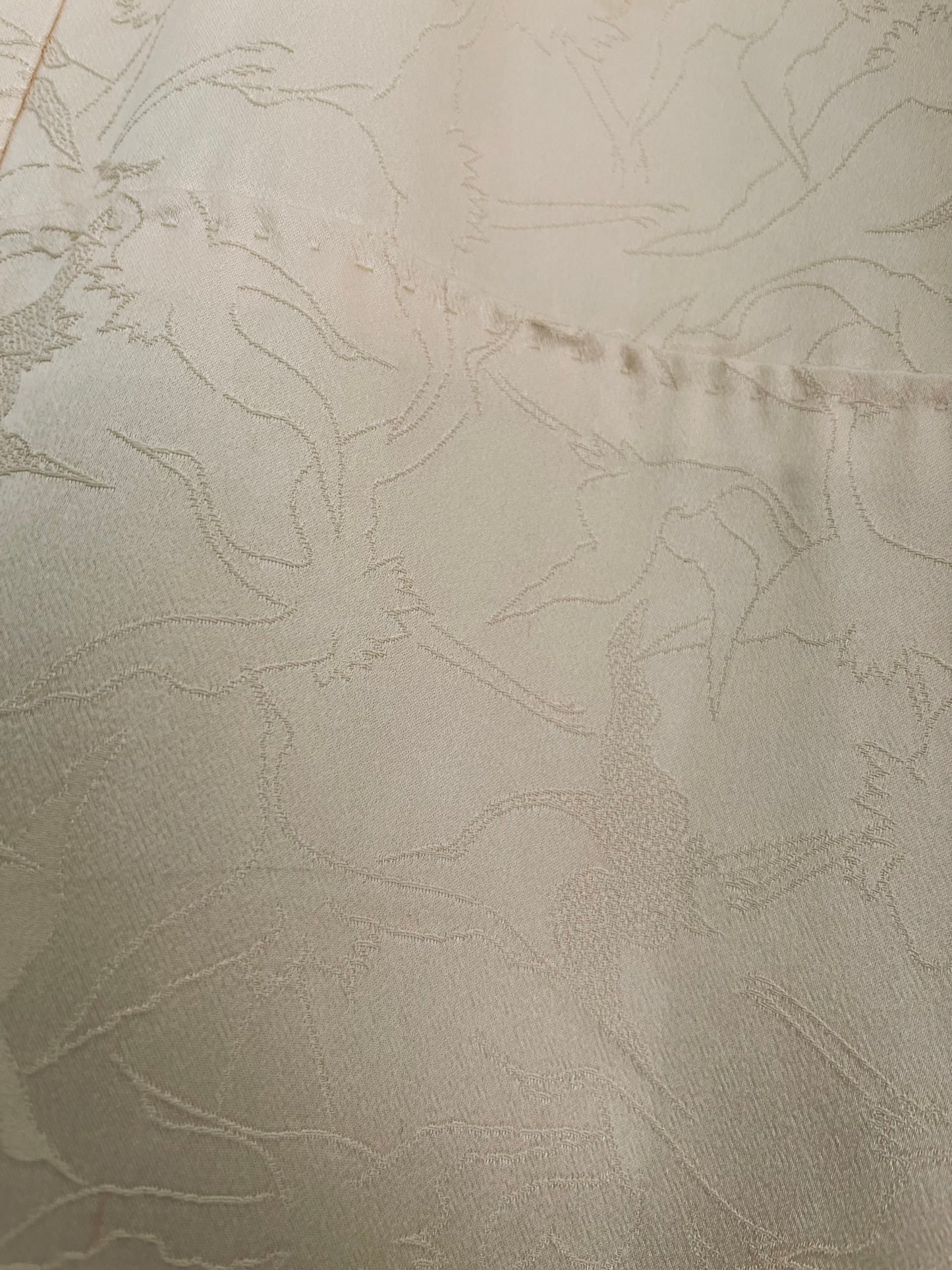 The Autumn Fan Kimono - hand-dyed pure silk Japanese heirloom. One of One.