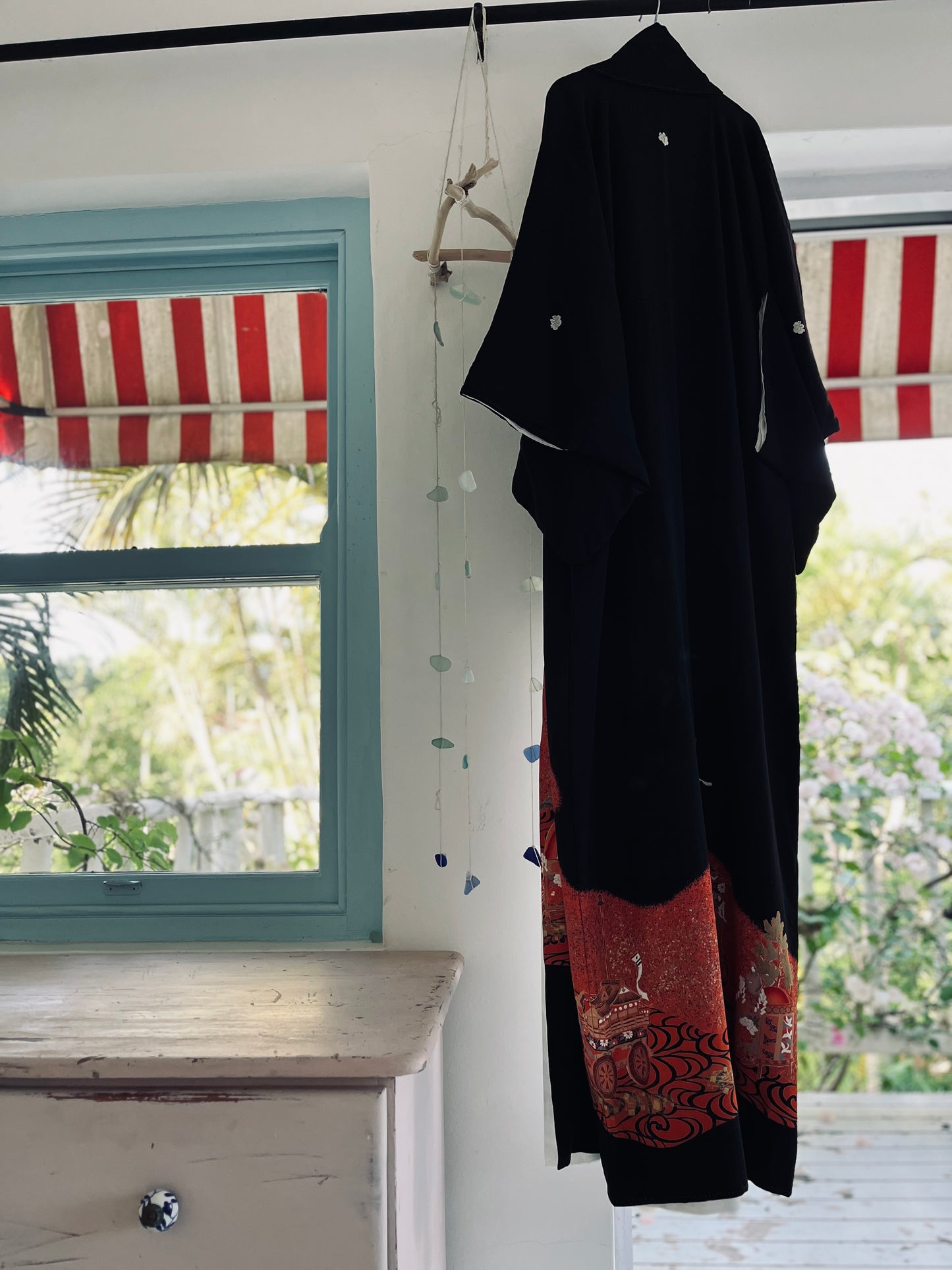 Kyōto Parade Kimono - Vintage Japanese Kurotomesode - One of a kind - A true collector’s piece