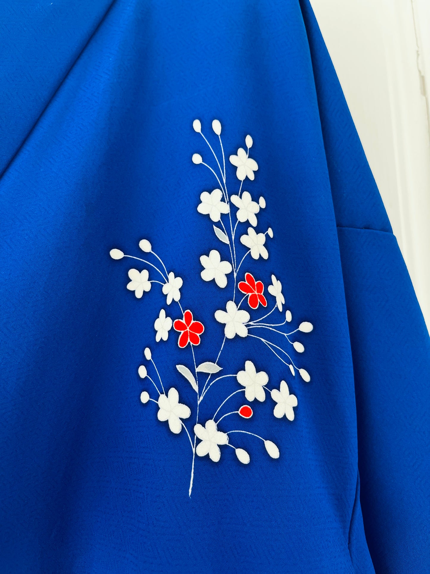 Azure Bloom Kimono - One of one. Vintage Japanese Kimono. Handcrafted Heirloom.