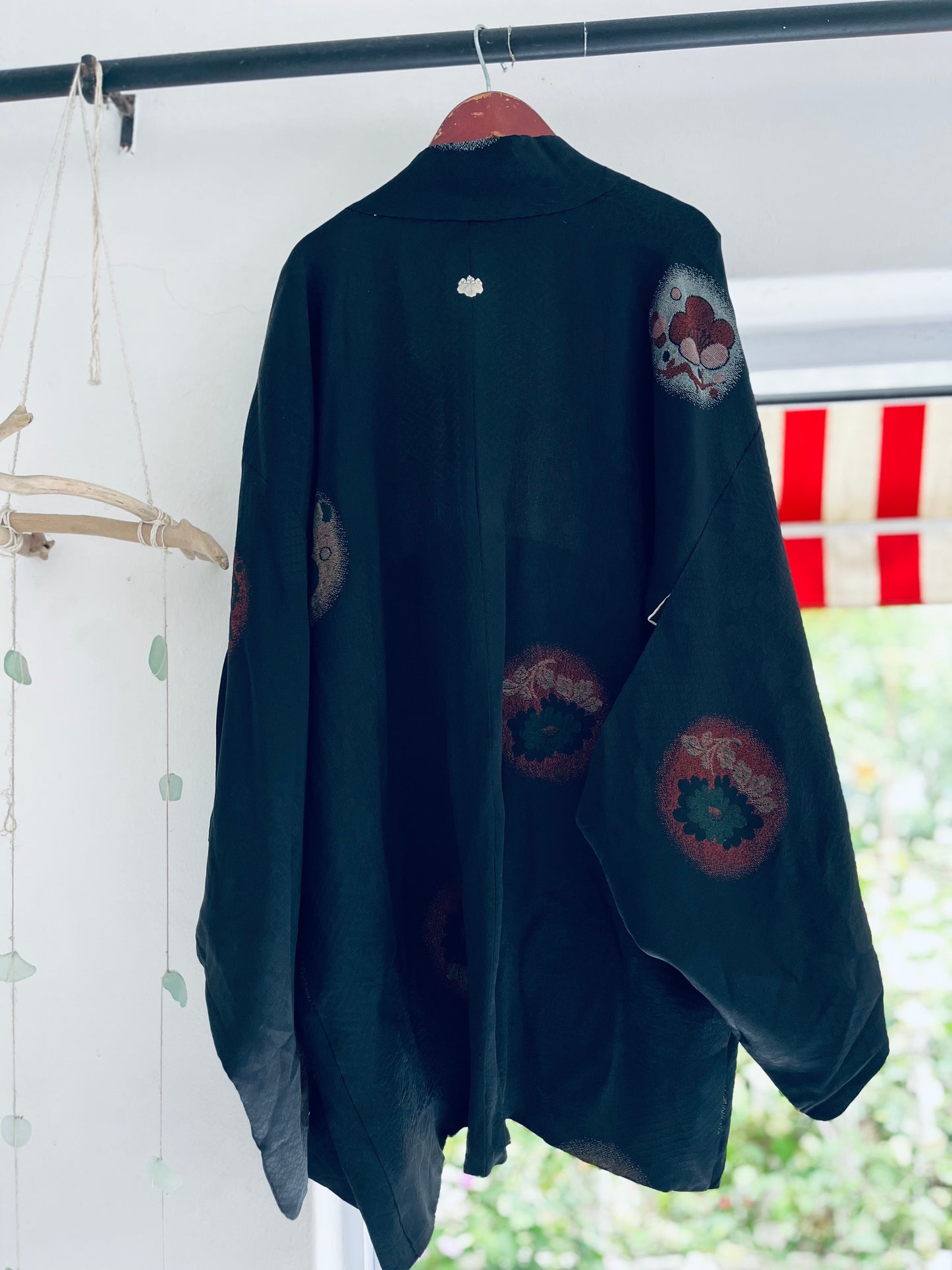 Kagehana - Shadow Blossom Haori - Vintage Pure silk Japanese Heirloom.