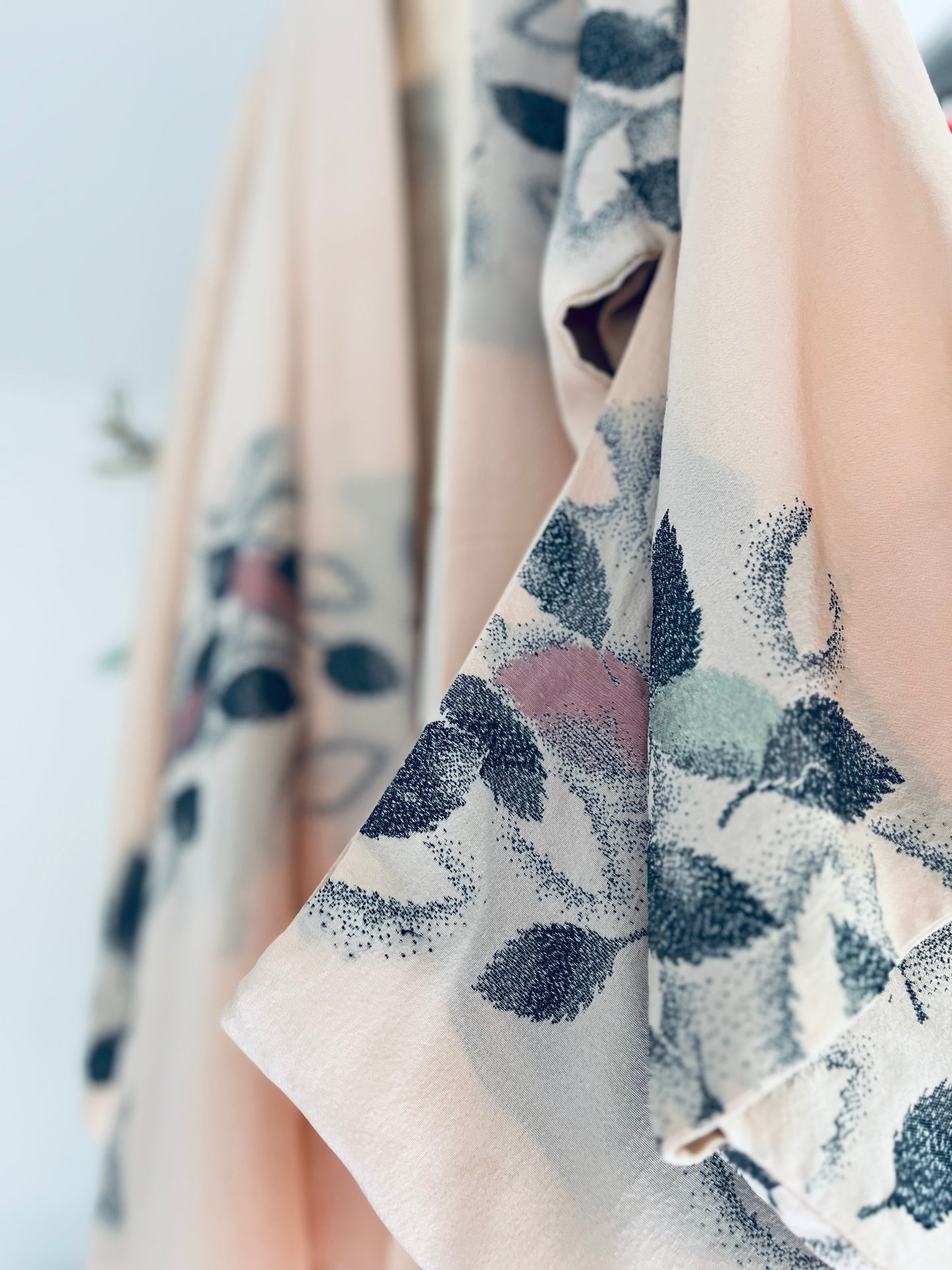 Blush Whisper Haori - Pure silk - Rare Japanese Heirloom. One of one.