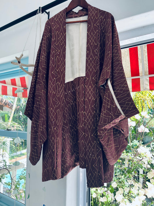 Broken Path - One of one. Vintage Japanese Haori. Hand-selected in Japan. Heirloom.