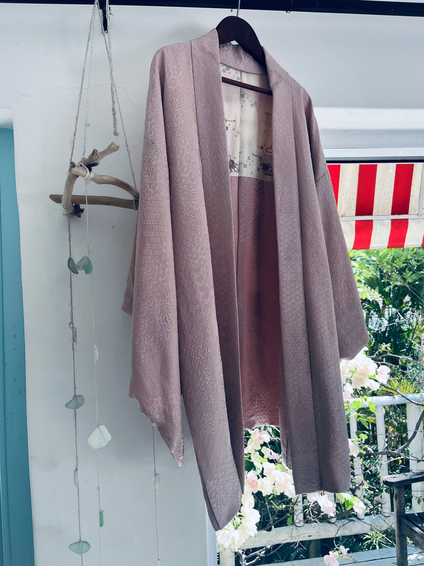 Soft Ceremony - One of one. Vintage Japanese Haori. Hand-selected in Japan. Wearable heirloom.