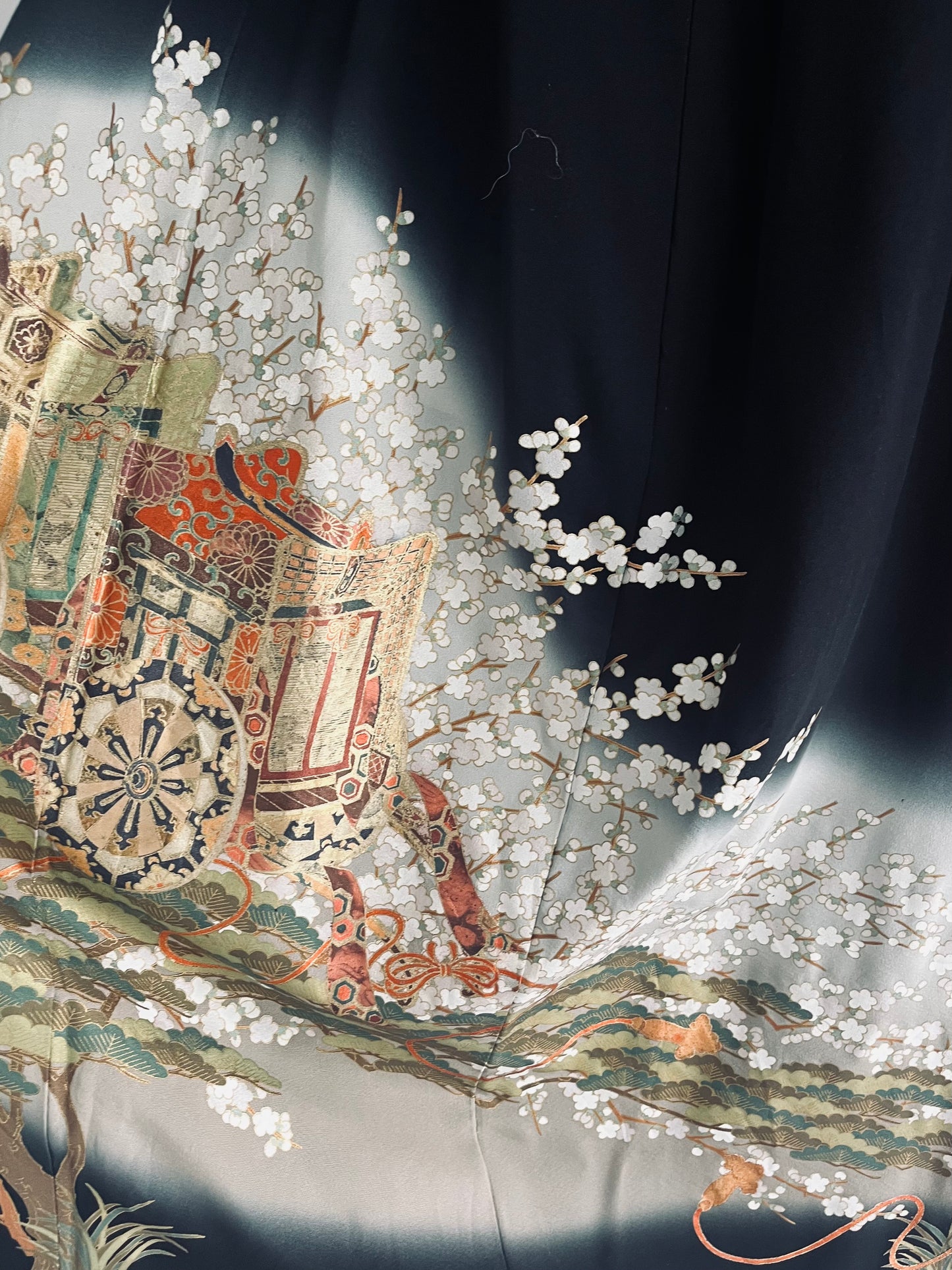 Tsukiyo - One of one. Vintage Japanese Kimono. Globally Imported From Japan. Heirloom.