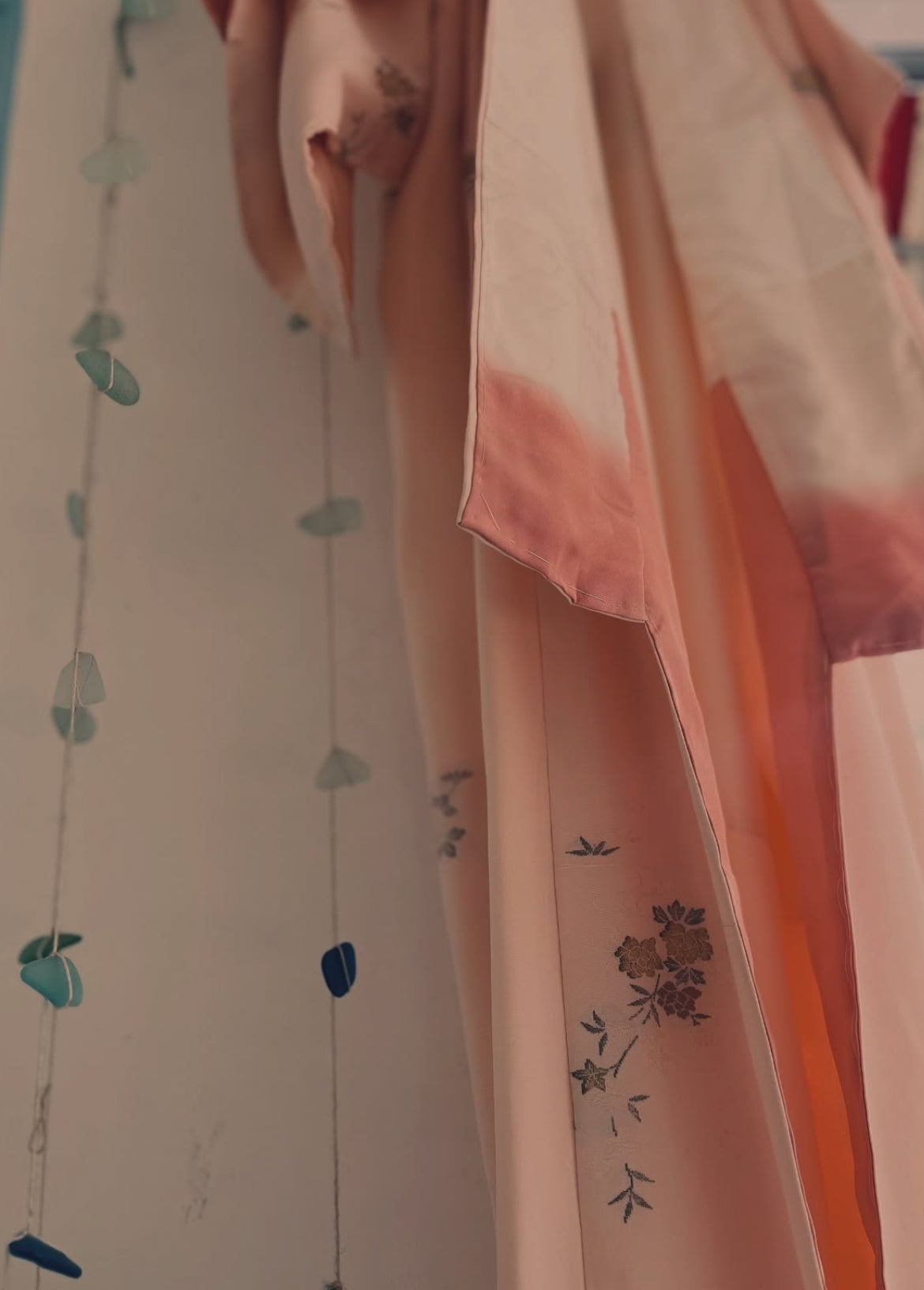 Blossom Veil Kimono - Vintage Japanese Heirloom. One of one pure silk.