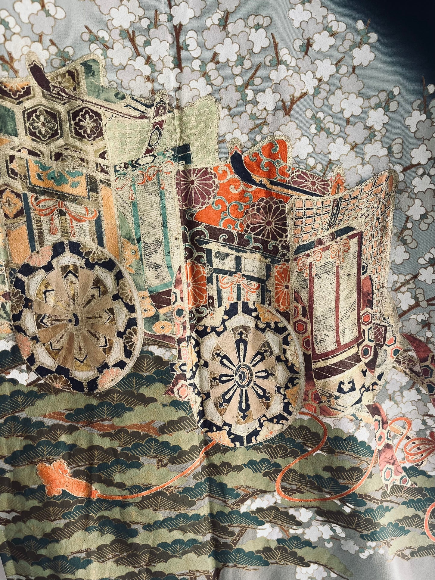 Tsukiyo - One of one. Vintage Japanese Kimono. Globally Imported From Japan. Heirloom.