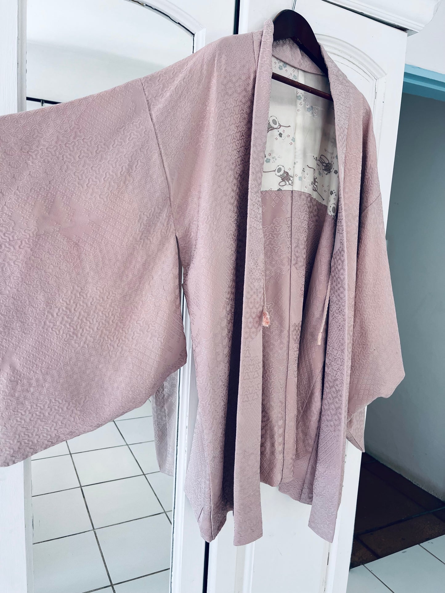 Soft Ceremony - One of one. Vintage Japanese Haori. Hand-selected in Japan. Wearable heirloom.