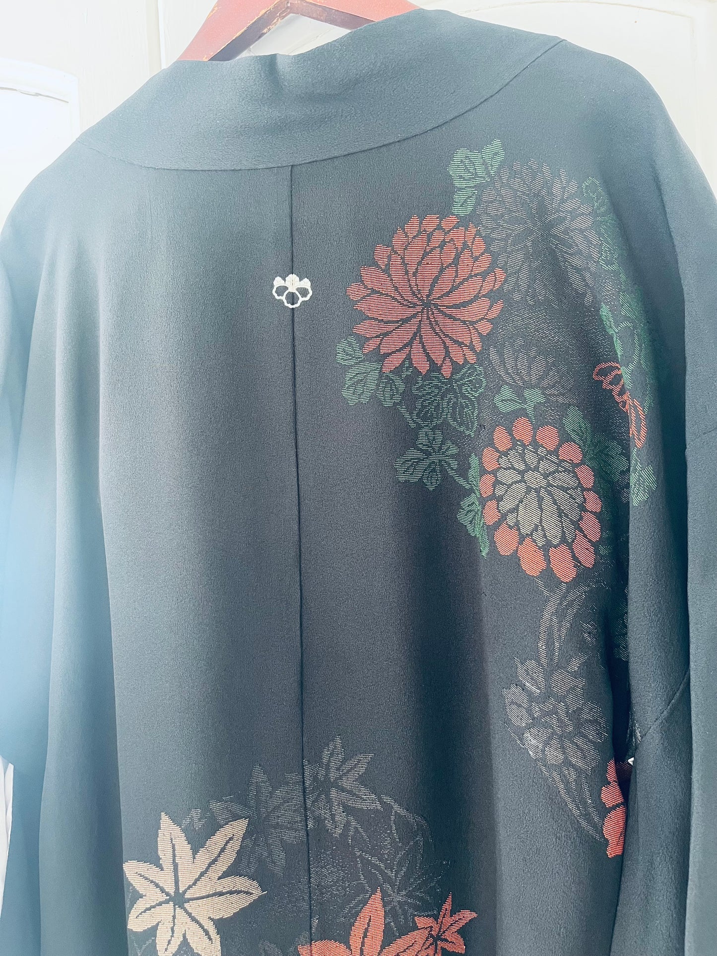 Obsidian Bloom - One of one. Vintage Japanese Haori. Hand-selected in Japan. Heirloom.