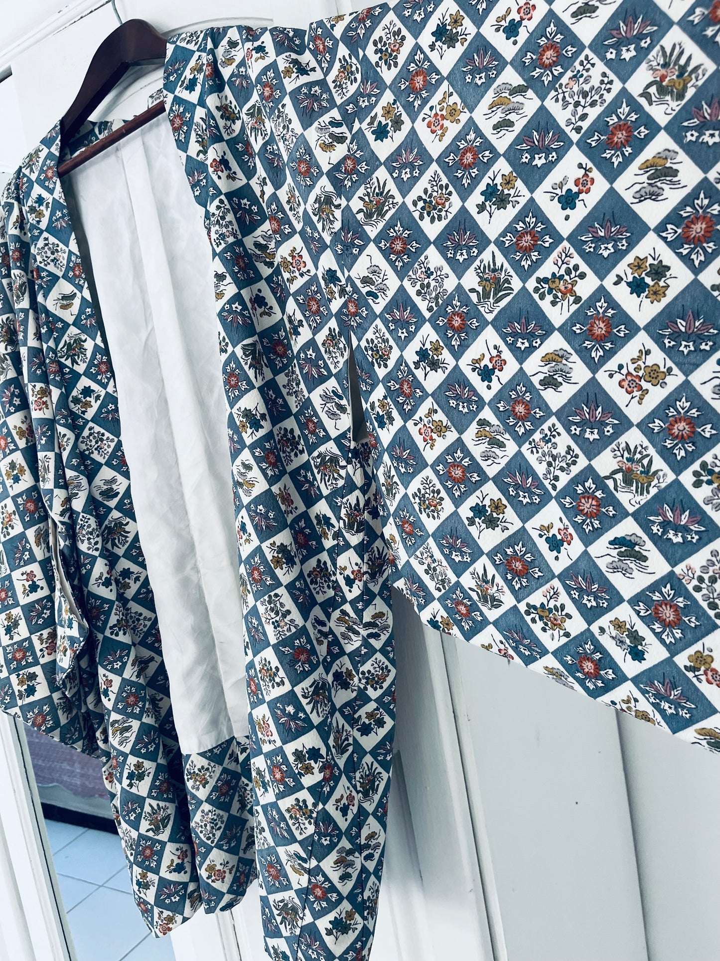 Blue Pavilion Haori - One of one. Vintage Japanese Haori. Hand-selected in Japan. Wearable heirloom.