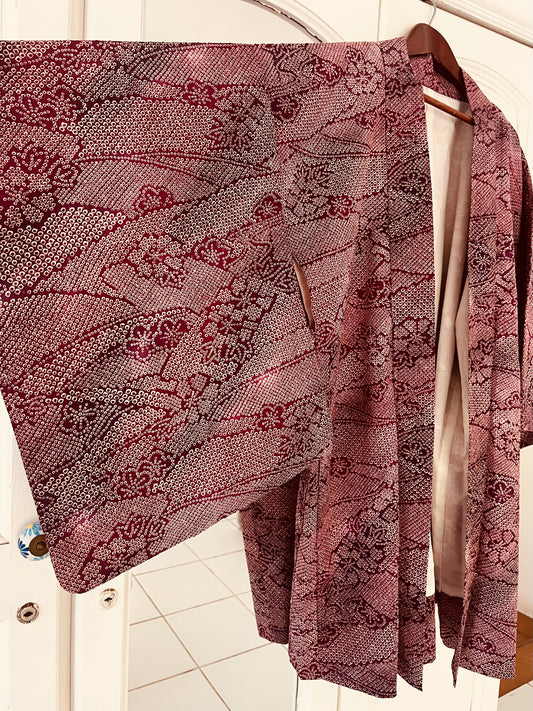 Mulberry Quiet Haori- One of one. Vintage Japanese Haori. Hand-selected in Japan. Wearable heirloom.