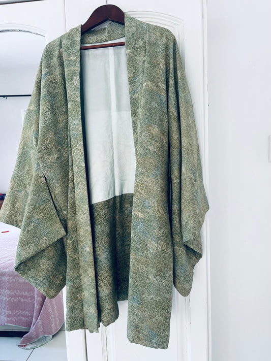 Moss River Haori - One of one. Vintage Japanese Haori. Globally Imported From Japan. Heirloom.