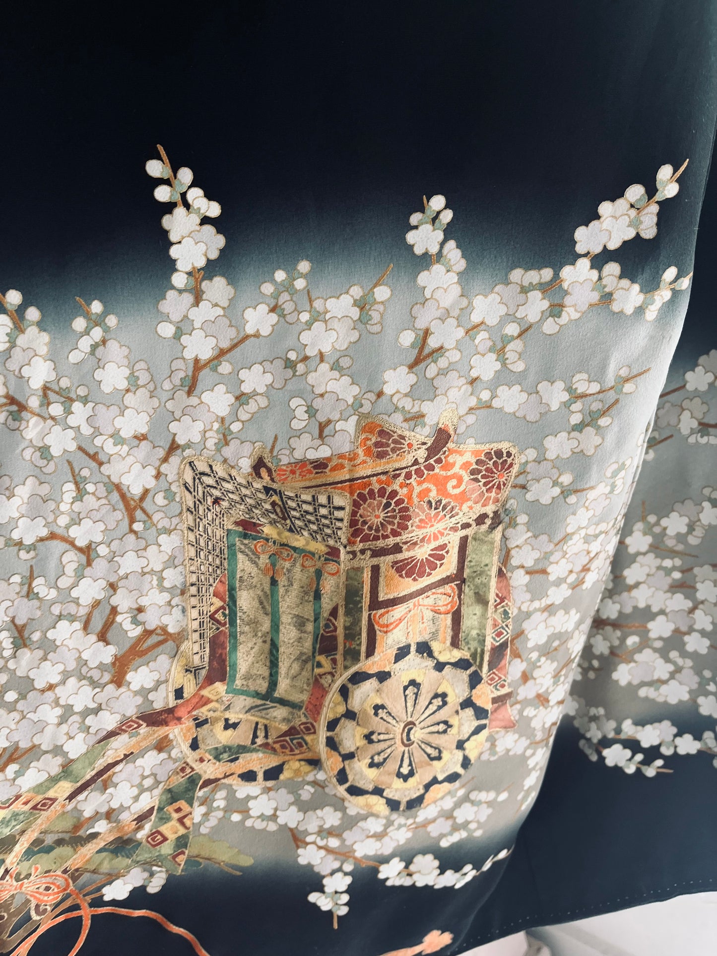 Tsukiyo - One of one. Vintage Japanese Kimono. Globally Imported From Japan. Heirloom.