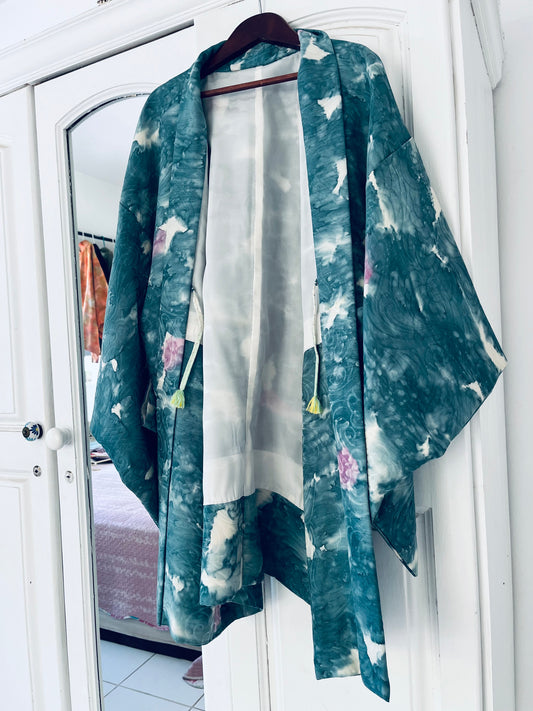 Tide Memory Haori - One of one. Vintage Japanese Haori. Hand-selected in Japan. Wearable heirloom.