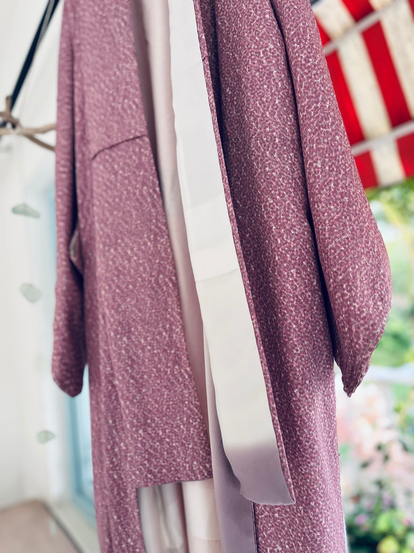 Blush Twilight Kimono - Vintage Japanese Silk rare heirloom - One of One
