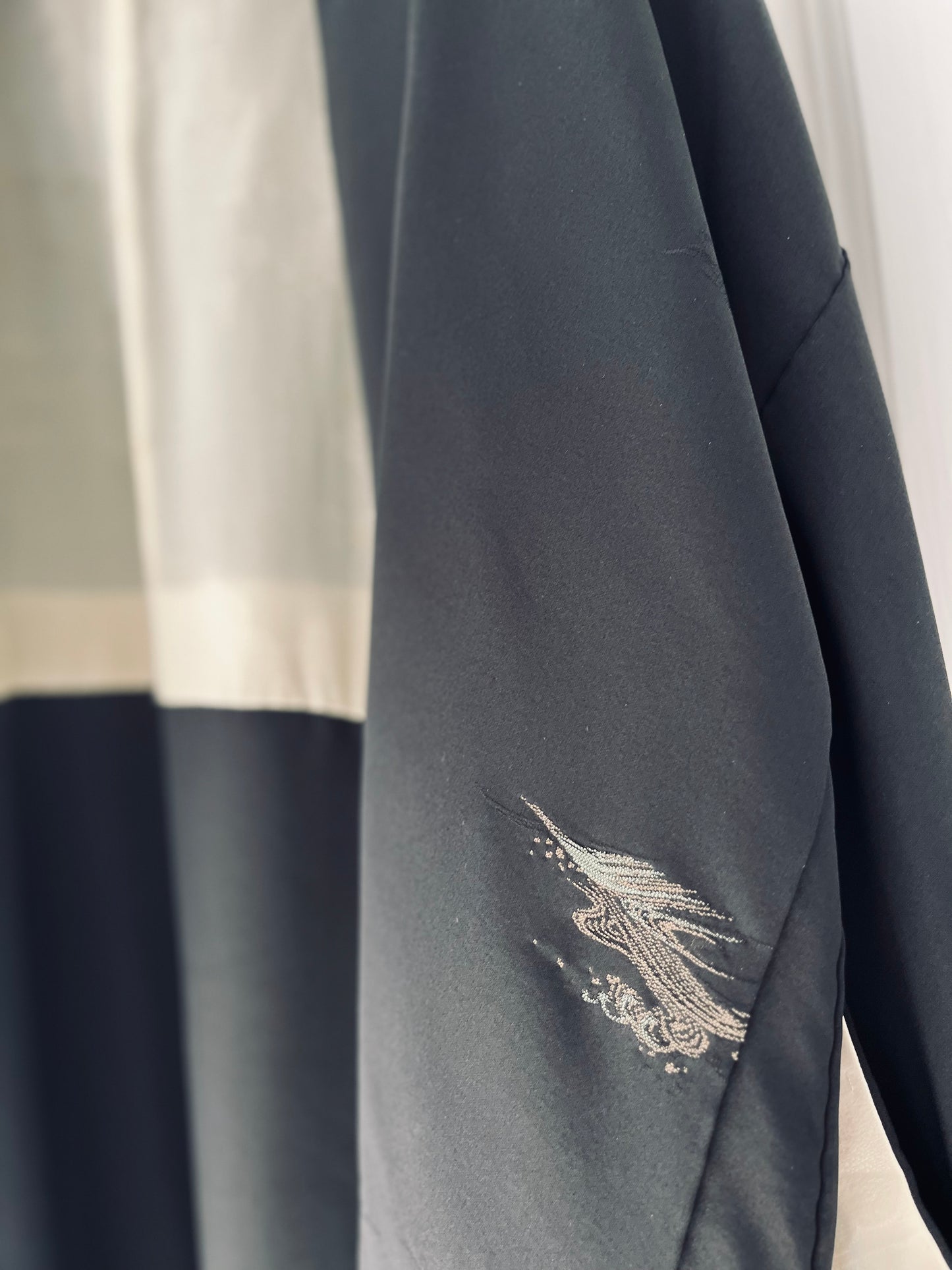 Shadow Flight Haori -Vintage Japanese Silk rare heirloom