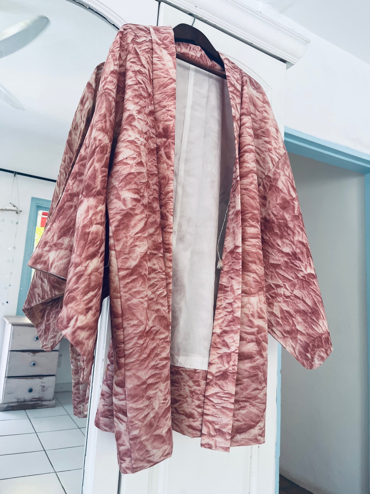 Ash Rose Haori - one of one - authentic vintage Japanese kimono