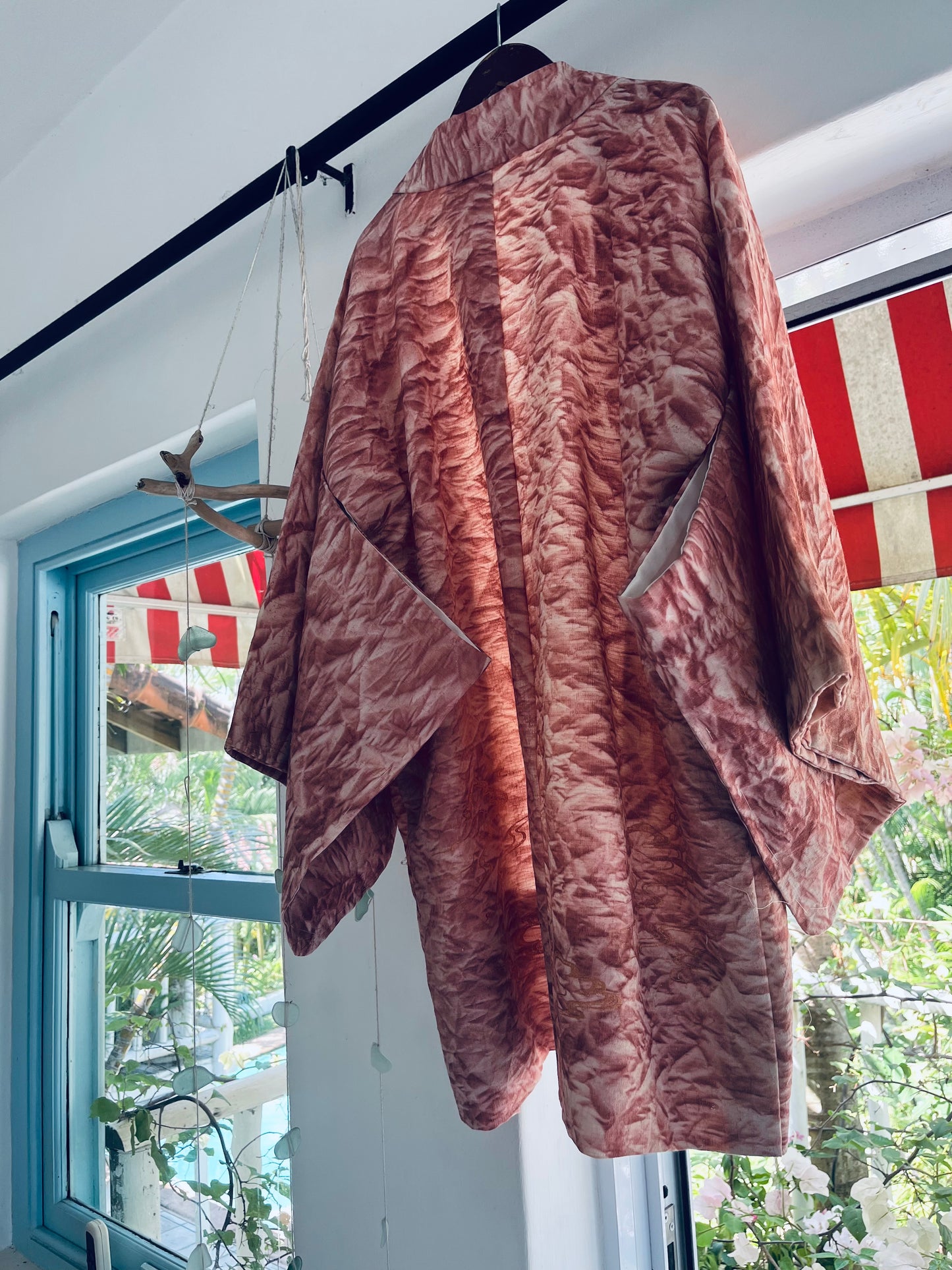 Ash Rose Haori - one of one - authentic vintage Japanese kimono